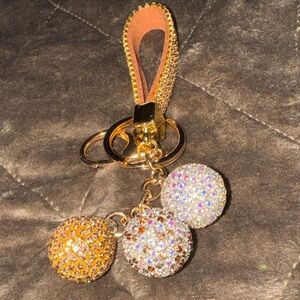 Sparkling Gold and Silver Key Holder